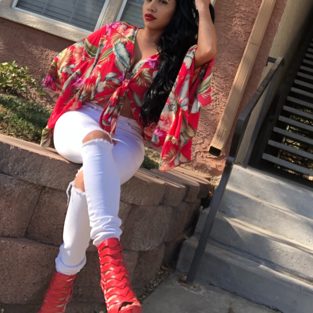 Flower blouse